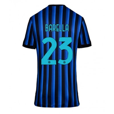 Inter Milan Nicolo Barella #23 Heimtrikot Frauen 2025-26 Kurzarm Inter Milan Nicolo Barella #23 Heimtrikot Frauen 2025-26 Kurzarm